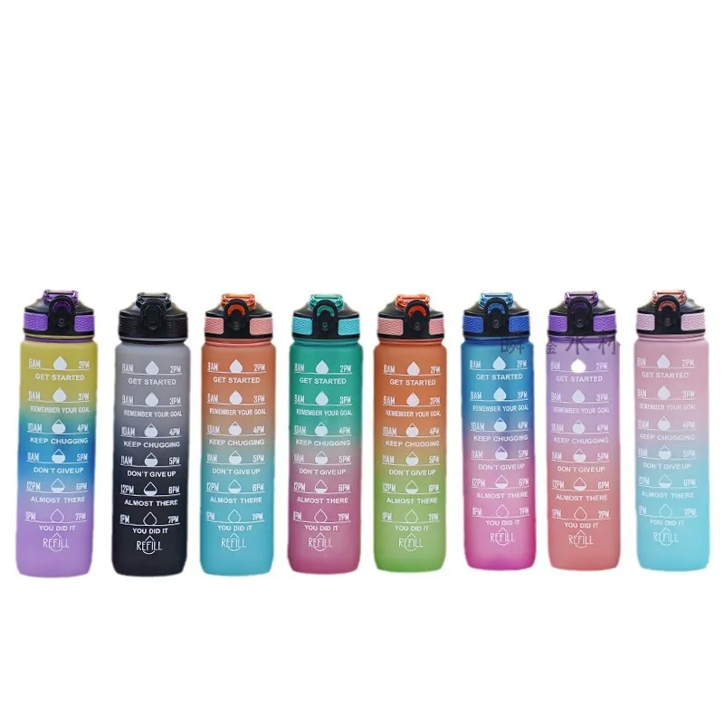 Gradient 32oz Sport kettle men's and women's outdoor pop-up cap sippy cup 15-color portable rope space cup
Gradient 32oz Sport kettle men's and women's outdoor pop-up cap sippy cup 15-color portable rope space cup