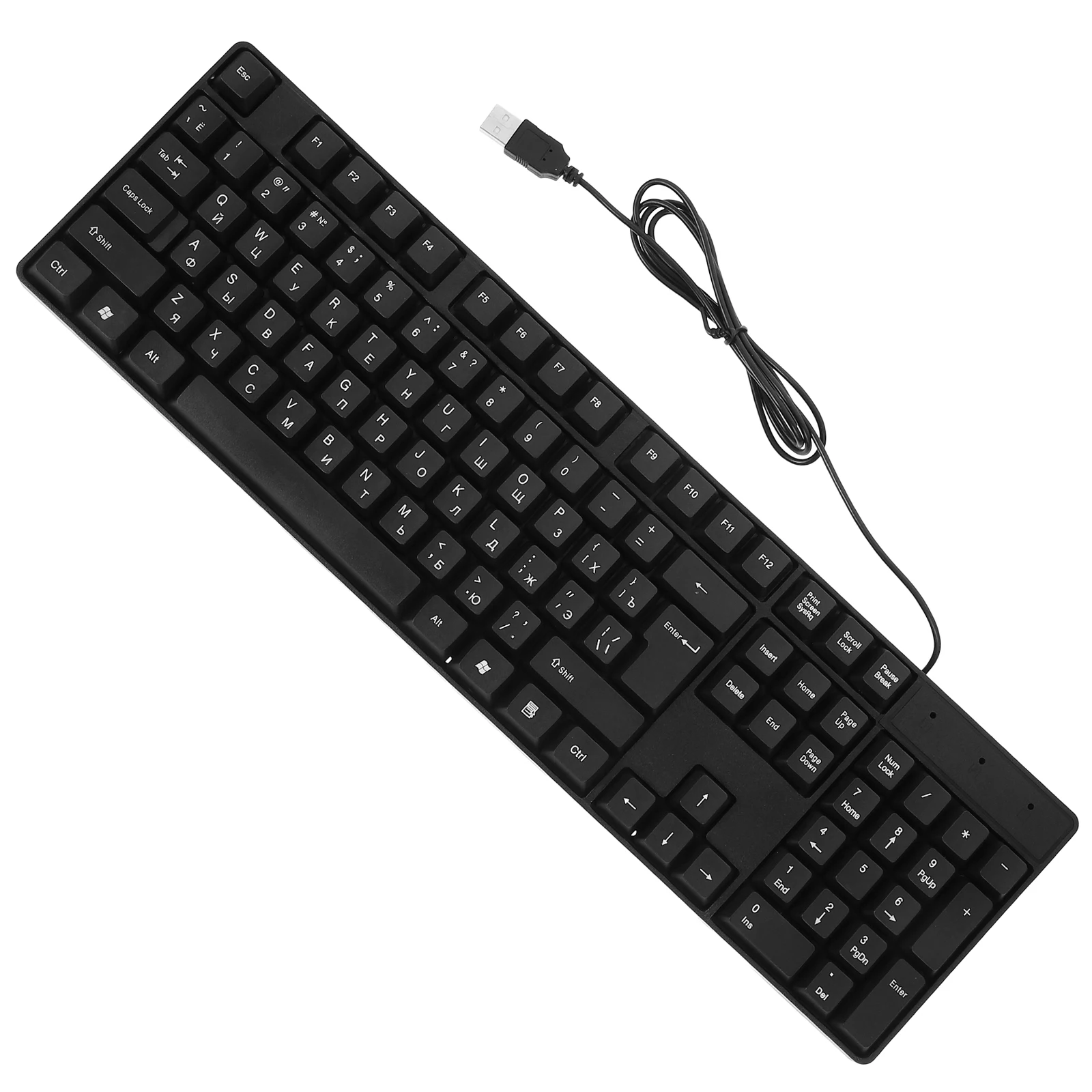 Wired Keyboard for Desktop Full Size USB Layout Stable Performance Easy to Use Plug Most Styles Computer
Wired Keyboard for Desktop Full Size USB Layout Stable Performance Easy to Use Plug Most Styles Computer