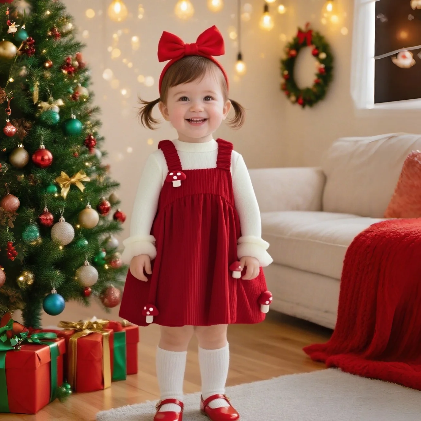 Autumn New Baby Girl Dress Set Top And Strap Skirt Two Piece Set, Cute Mushroom, Children'S Clothing (9 Months To 4 Years Old)
Autumn New Baby Girl Dress Set Top And Strap Skirt Two Piece Set, Cute Mushroom, Children'S Clothing (9 Months To 4 Years Old)