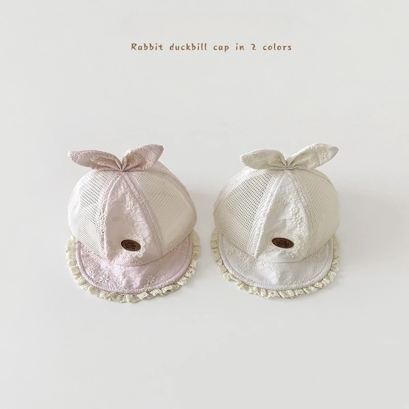 New Korean Baby Hat Summer Infant Cotton Snapback Cap for Girls Kids Sun Protection Adjustable Rabbit Cap
New Korean Baby Hat Summer Infant Cotton Snapback Cap for Girls Kids Sun Protection Adjustable Rabbit Cap