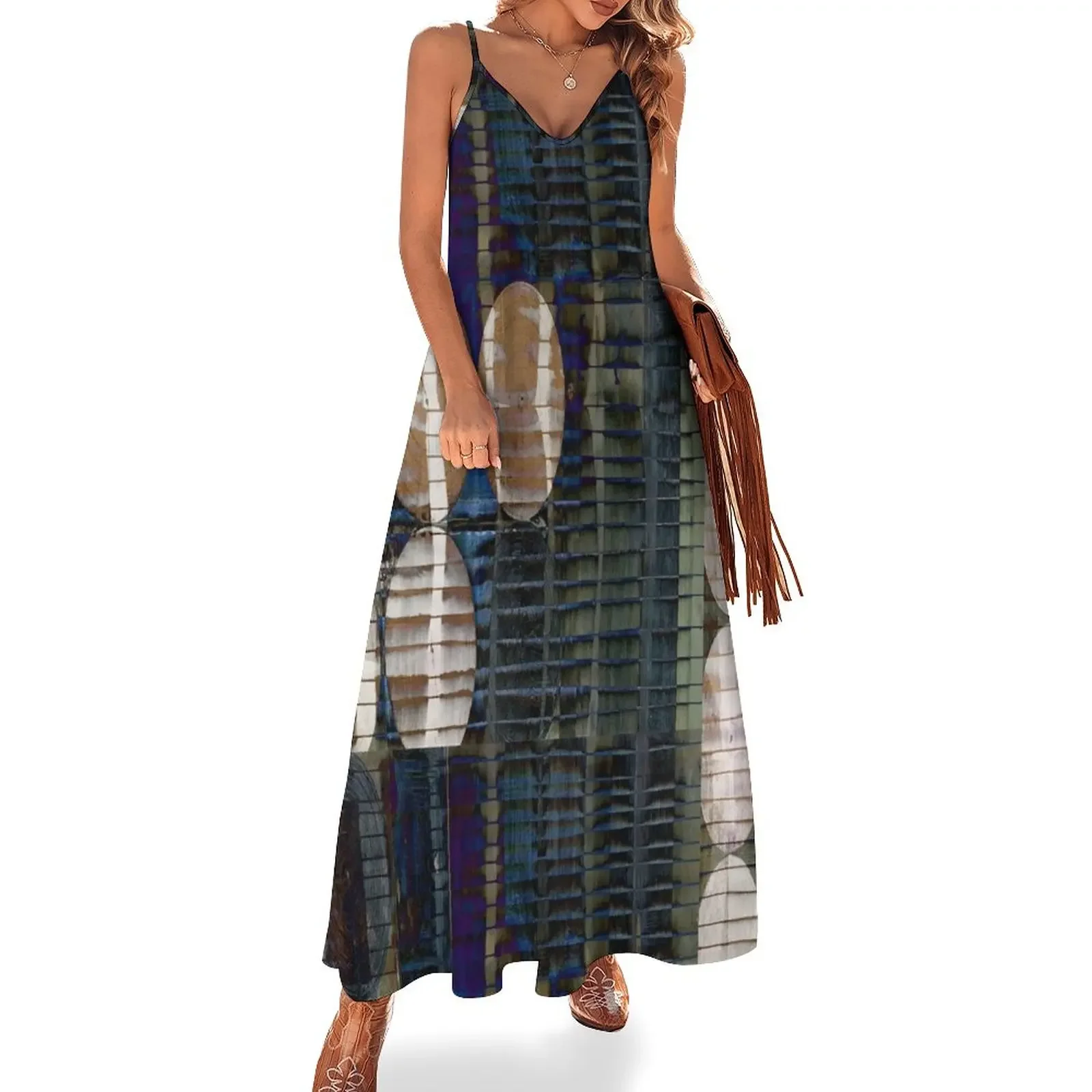 lines and dots Sleeveless Dress summer women's suit elegant chic women dresses promotion
lines and dots Sleeveless Dress summer women's suit elegant chic women dresses promotion