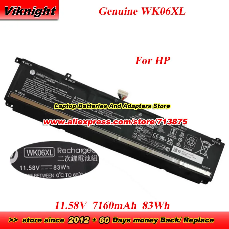 Оригинальный аккумулятор WK06XL HSTNN-OB2I M41640-AC1 для ноутбука Hp OMEN 17-ck0079TX 17-ck0010nr 7 серии M41711-005 11,58 В 7160 мАч 83 Втч
Оригинальный аккумулятор WK06XL HSTNN-OB2I M41640-AC1 для ноутбука Hp OMEN 17-ck0079TX 17-ck0010nr 7 серии M41711-005 11,58 В 7160 мАч 83 Втч
