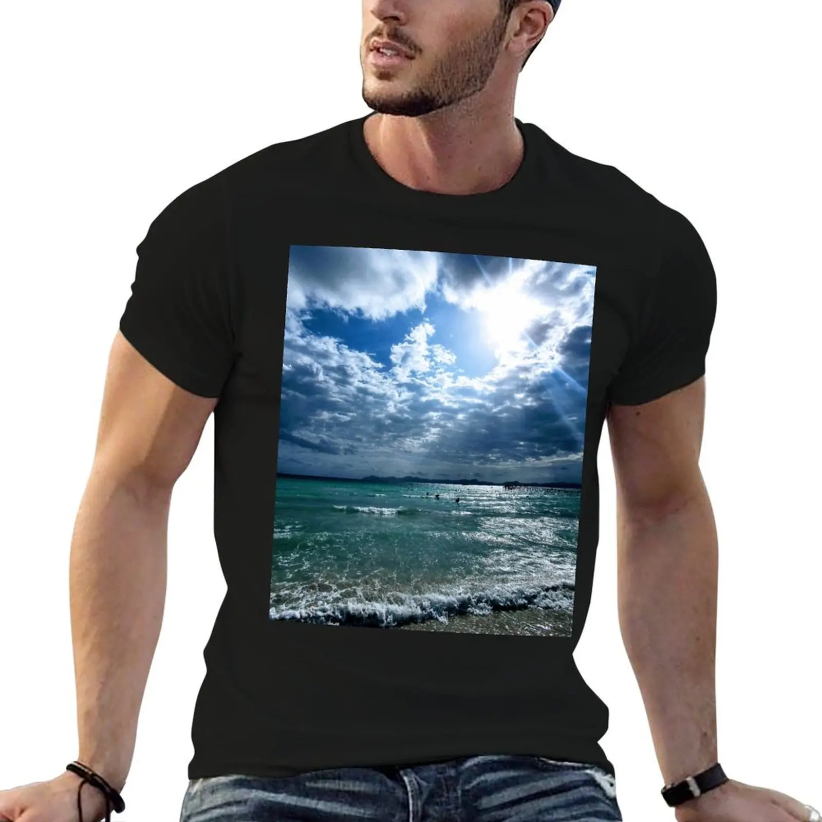 Alcudia Mallorca beach waves sun water sea Palma T-Shirt man t shirt heavy cotton man t shirts high quality luxury brand T-Shirt
Alcudia Mallorca beach waves sun water sea Palma T-Shirt man t shirt heavy cotton man t shirts high quality luxury brand T-Shirt