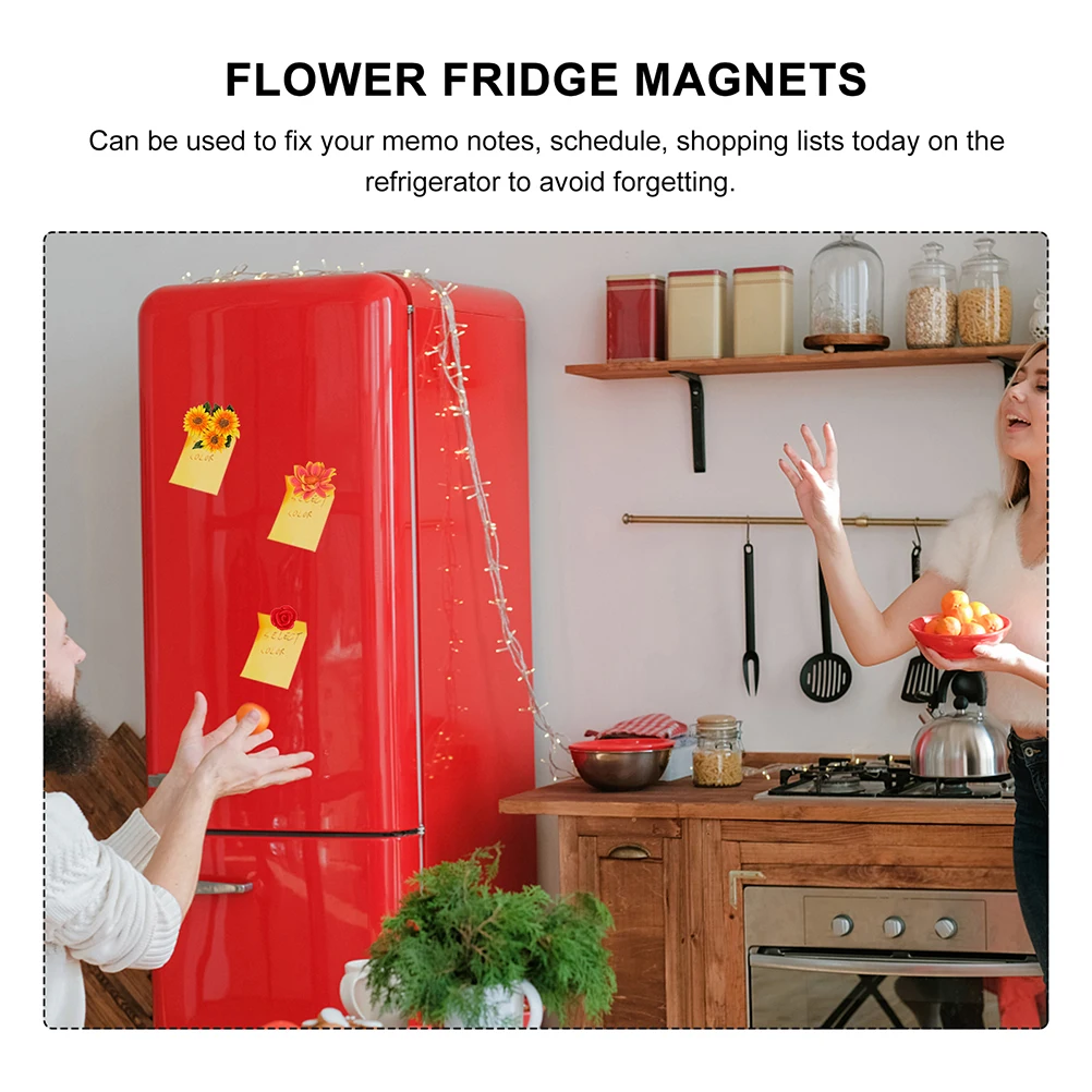 10 Pcs Resin Fridge Magnet Decorative Flowers Goal Setting Refrigerator Locker Notebook Bumper Whiteboard Office Supplies
10 Pcs Resin Fridge Magnet Decorative Flowers Goal Setting Refrigerator Locker Notebook Bumper Whiteboard Office Supplies