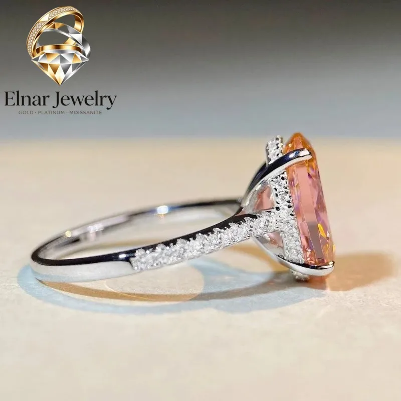 Elnar Jewelry Luxury Solid Platinum PT950 Women's Light Pink Pigeon Egg 6 karat Diamond Ring
Elnar Jewelry Luxury Solid Platinum PT950 Women's Light Pink Pigeon Egg 6 karat Diamond Ring