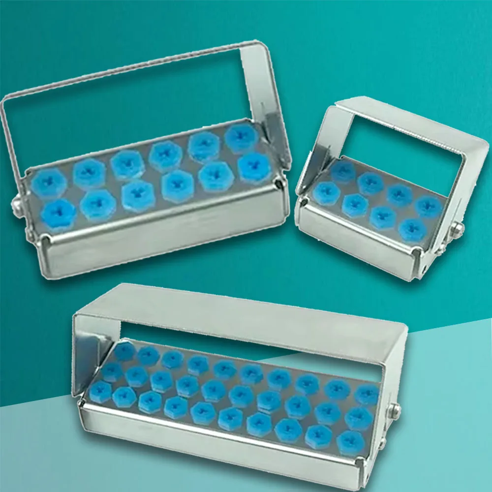 8/12/30 Holes Autoclavable Dental Burs Box Disinfection Holder Stand for Bone Bur Lower Speed Burs Storage
8/12/30 Holes Autoclavable Dental Burs Box Disinfection Holder Stand for Bone Bur Lower Speed Burs Storage