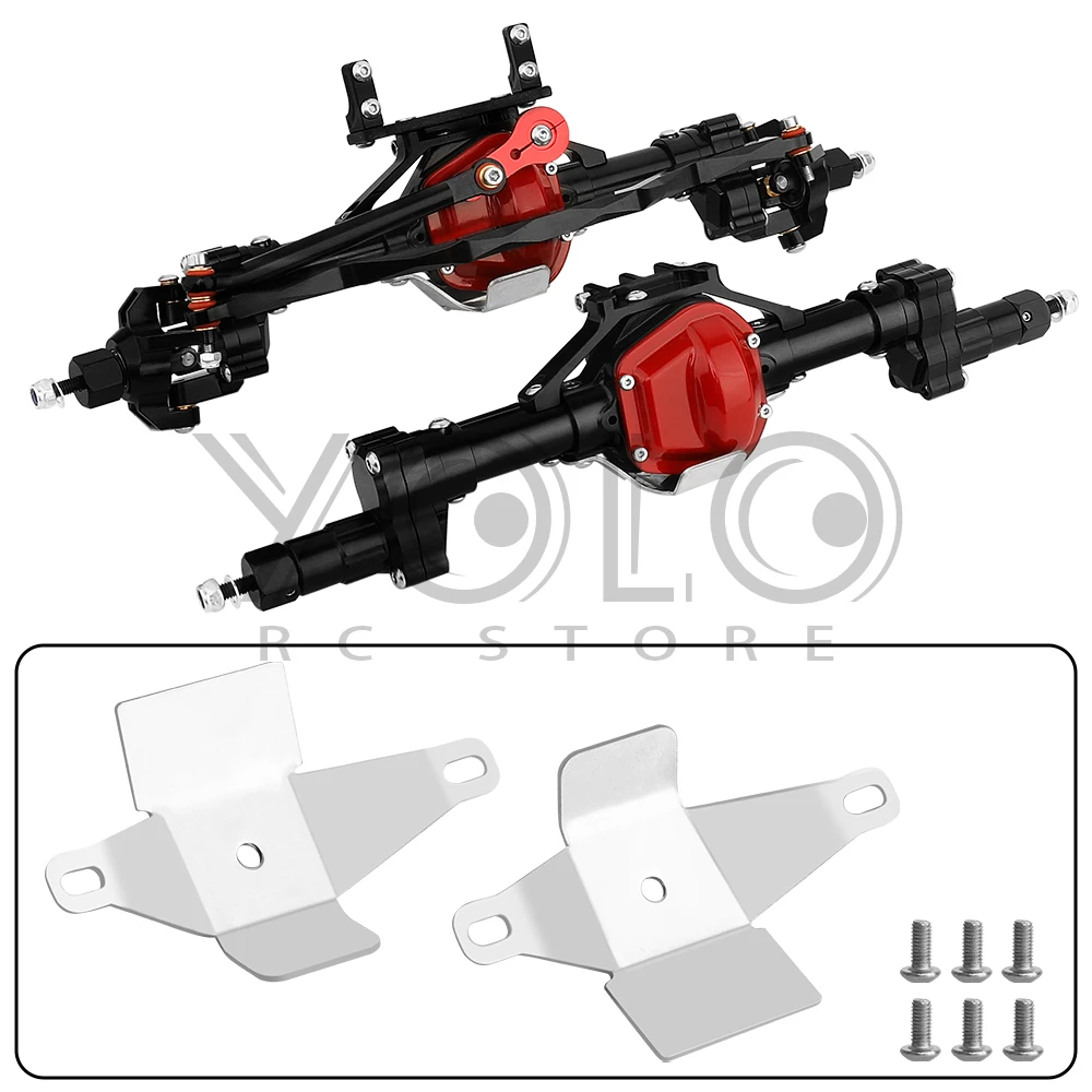 1Pair CNC Stainless Steel Skid Plate Axle Protector for 1/10 Axial SCX10 II Diamond Axle and SCX10 I RC Rock Crawler
1Pair CNC Stainless Steel Skid Plate Axle Protector for 1/10 Axial SCX10 II Diamond Axle and SCX10 I RC Rock Crawler
