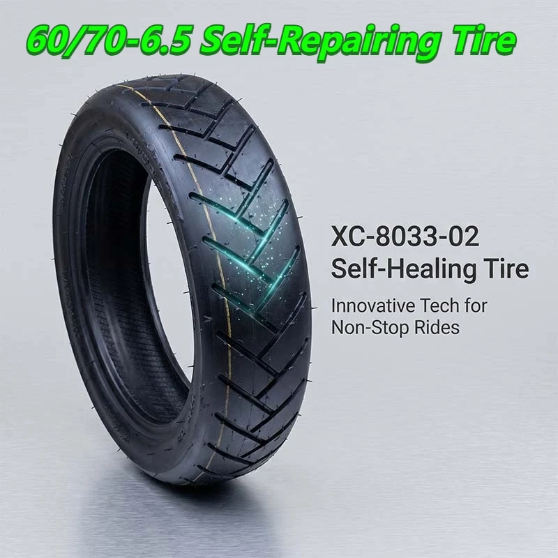 60/70-6.5 Self-Repairing Tire for Xiaomi Ninebot Max G30/4 Pro Max, 10" Self-Healing Vacuum Tyre, Puncture Proof
60/70-6.5 Self-Repairing Tire for Xiaomi Ninebot Max G30/4 Pro Max, 10" Self-Healing Vacuum Tyre, Puncture Proof