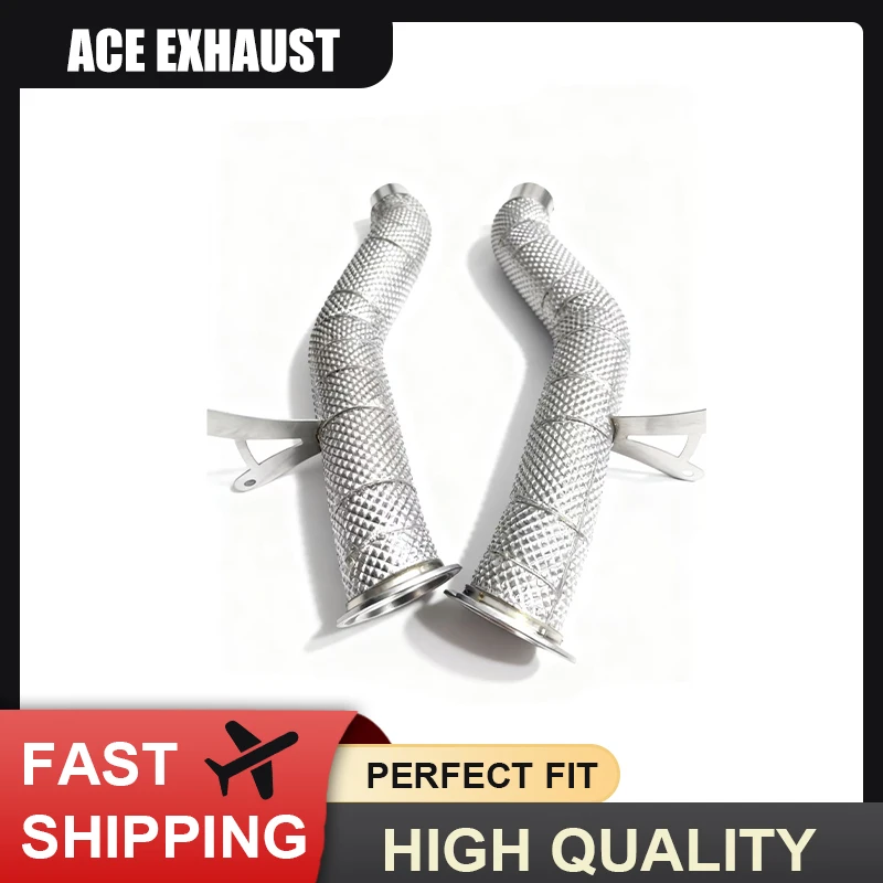ACE Exhaust Downpipe for Ferrari 458 Italia/Speciale/Spider 4.5L V8 High Flow Exhaust Header with Heat Shield Exhaust Systems
ACE Exhaust Downpipe for Ferrari 458 Italia/Speciale/Spider 4.5L V8 High Flow Exhaust Header with Heat Shield Exhaust Systems