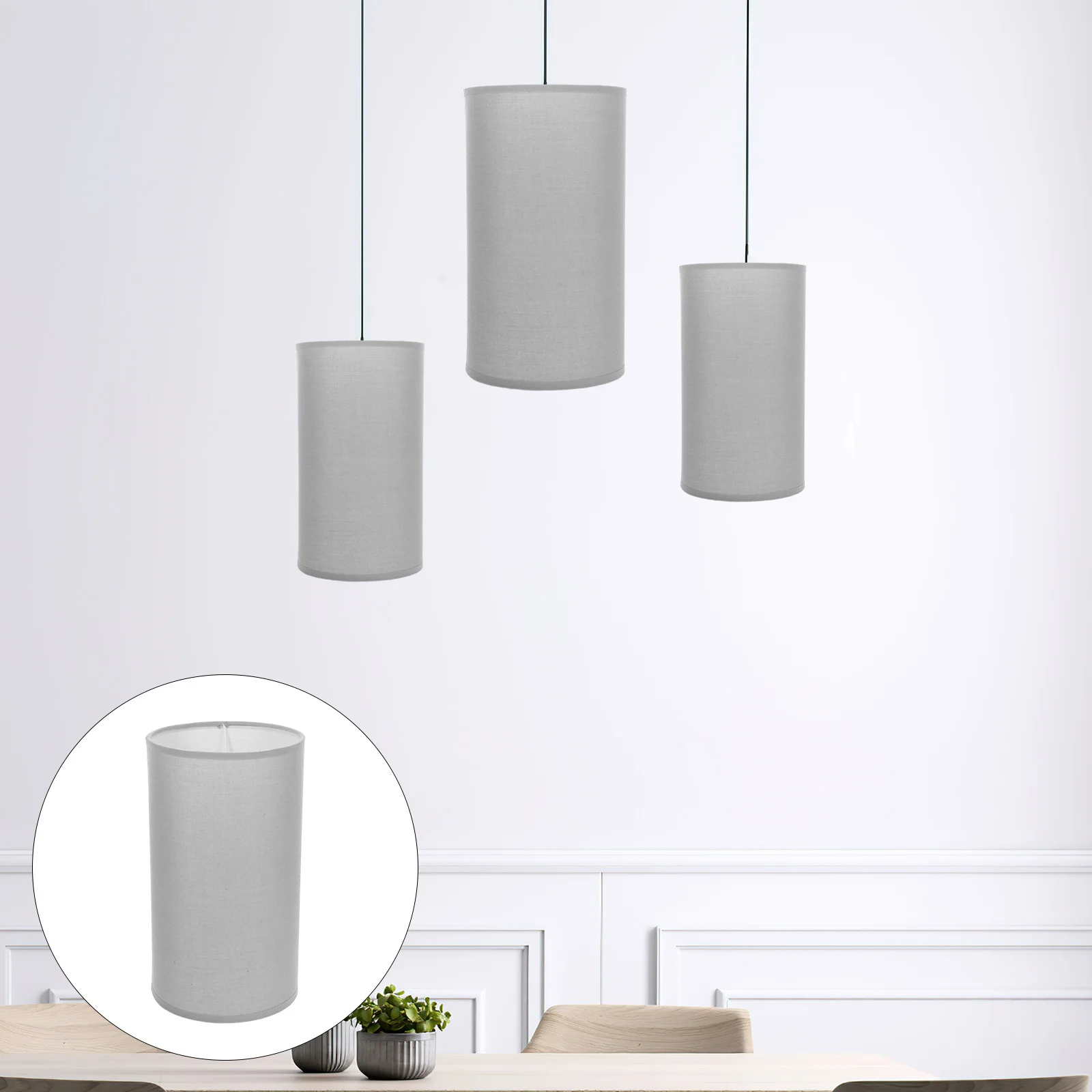 2pcs Cylinder Lamp Shade Replacement Fabric Cover For Table Floor Desk Bedside Lamps Light Accessory Decorative Cloth Covers
2pcs Cylinder Lamp Shade Replacement Fabric Cover For Table Floor Desk Bedside Lamps Light Accessory Decorative Cloth Covers