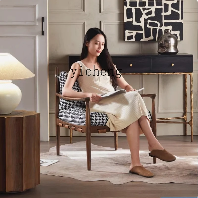 ZC Nordic Wabi Wind Living Room Single Sofa Bedroom Thousand Bird Grid Long Hair Leisure Chair Modern Solid Wood Recliner
ZC Nordic Wabi Wind Living Room Single Sofa Bedroom Thousand Bird Grid Long Hair Leisure Chair Modern Solid Wood Recliner