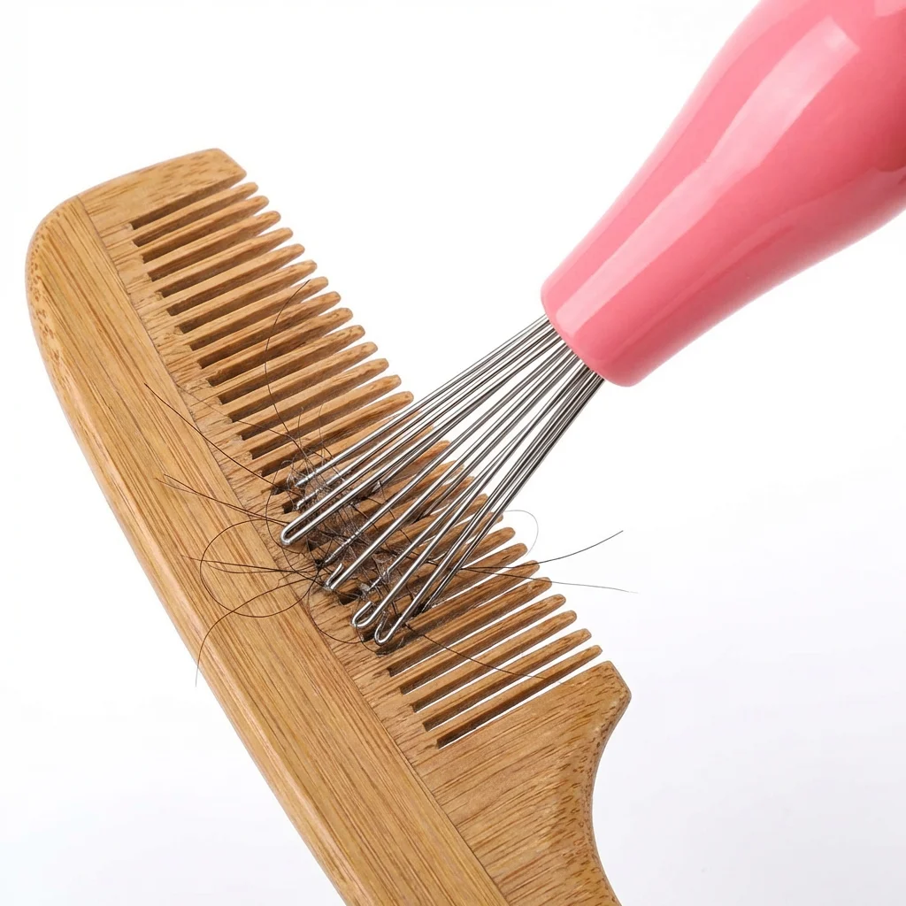 Stainless Steel Comb Cleaning Tool - Hair Remover Brush for Hairbrushes&Combs, Easy-to-Use Hair Pick Cleaner for Salon &Home Use
Stainless Steel Comb Cleaning Tool - Hair Remover Brush for Hairbrushes&Combs, Easy-to-Use Hair Pick Cleaner for Salon &Home Use