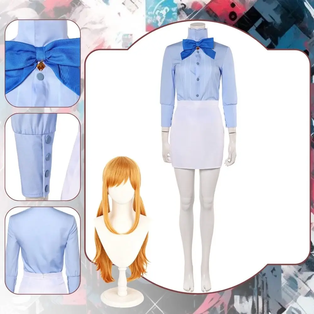 Fantasia Nami Cosplay Costume For Adult Women Long Sleeve Shirt Skirts Nami Wigs Roleplay Outfits Halloween Carnival Party Suit
Fantasia Nami Cosplay Costume For Adult Women Long Sleeve Shirt Skirts Nami Wigs Roleplay Outfits Halloween Carnival Party Suit