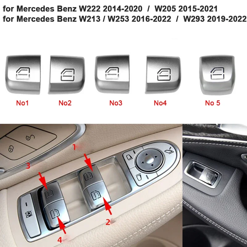 Крышка переключателя подъема окна боковой двери автомобиля для Mercedes Benz W205 W253 W213 W293 W222
Крышка переключателя подъема окна боковой двери автомобиля для Mercedes Benz W205 W253 W213 W293 W222