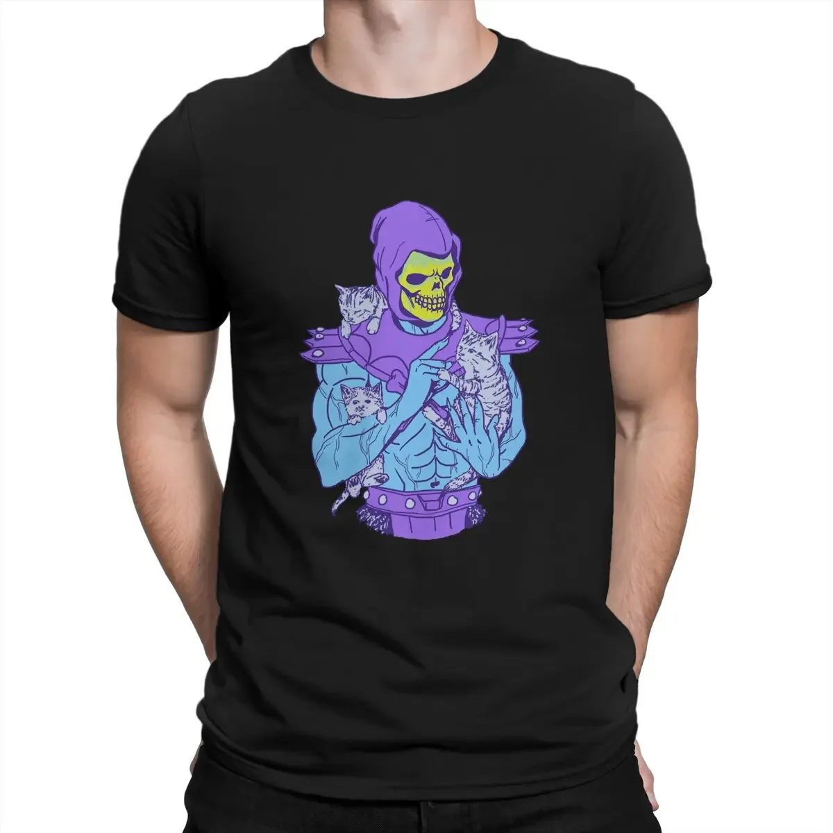 Homme Men's Clothes Polyester T Shirt For Men He Man Masters Of The Universe Skeletor Meowniverse Tshirt oversized FUNNY
Homme Men's Clothes Polyester T Shirt For Men He Man Masters Of The Universe Skeletor Meowniverse Tshirt oversized FUNNY