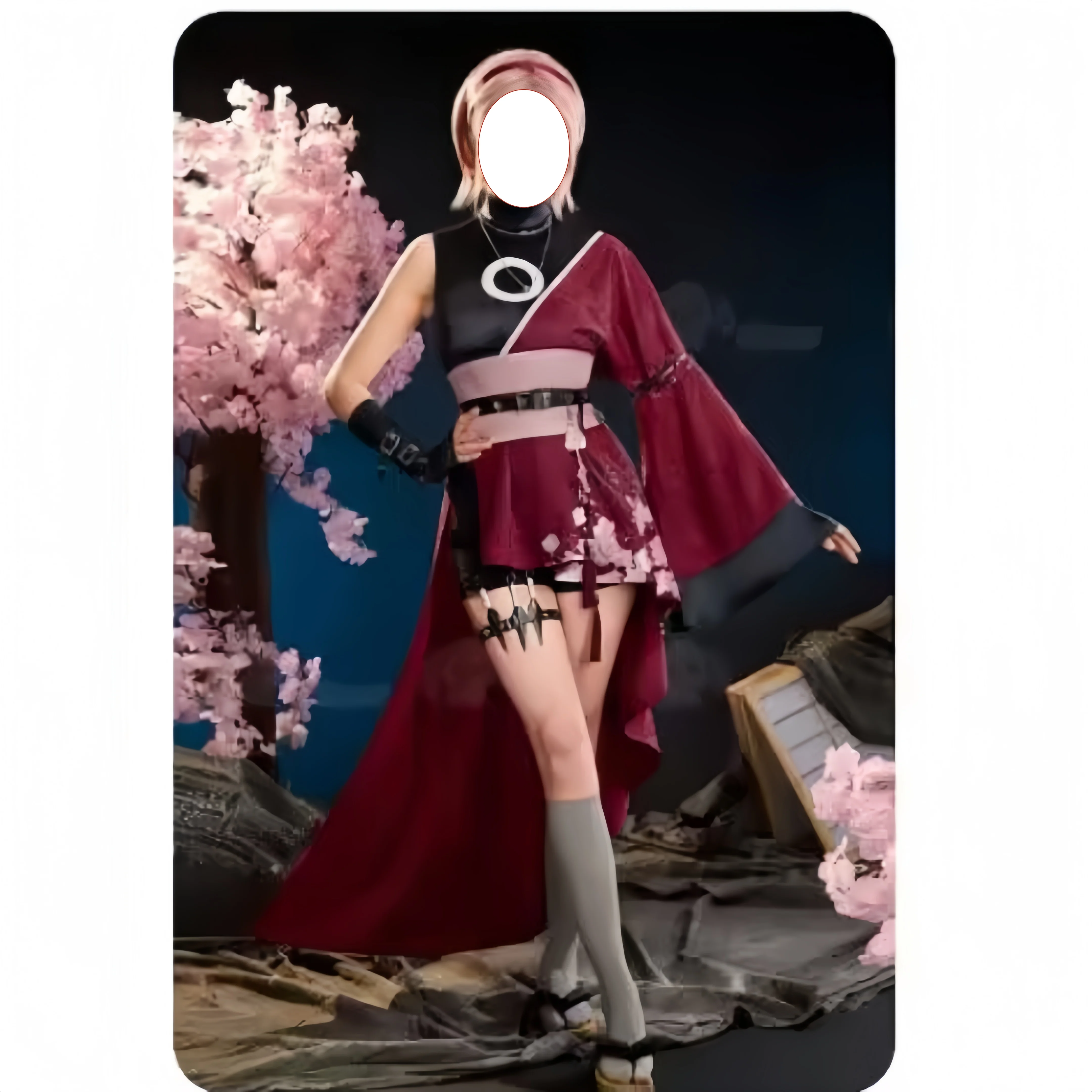Newly Haruno Cos Sakura Cosplay costume Halloween Christmas Role Playing Party Comic S-XL Cute Women Dress Lolita Maid
Newly Haruno Cos Sakura Cosplay costume Halloween Christmas Role Playing Party Comic S-XL Cute Women Dress Lolita Maid
