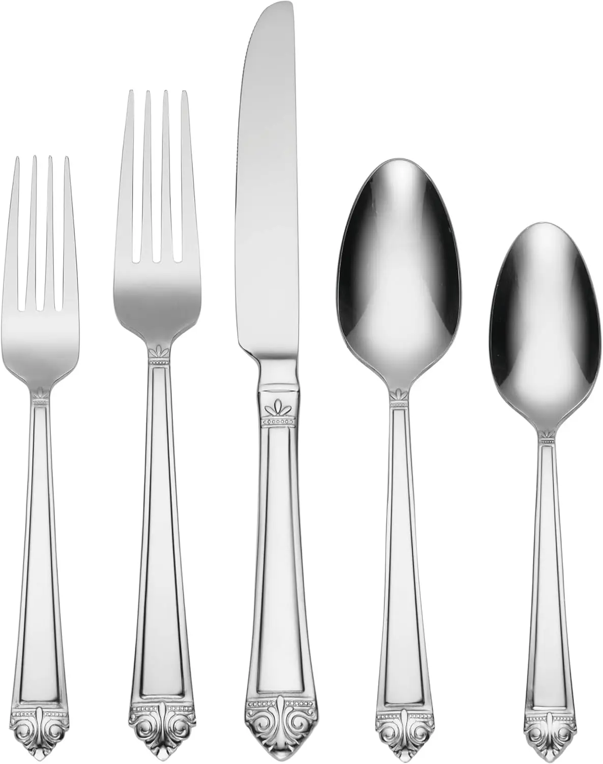 18/0 Stainless Steel Flatware Set for 4 with 20 Pieces, Everyday Silverware Set with Mirror Finish
18/0 Stainless Steel Flatware Set for 4 with 20 Pieces, Everyday Silverware Set with Mirror Finish