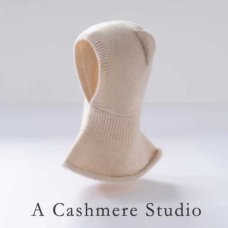 Children's 100% Pure Cashmere Cat Ear Hat Knitted Ear Protection Warm Cold Resistant Integrated Scarf Boys And Girls Winter Hat
Children's 100% Pure Cashmere Cat Ear Hat Knitted Ear Protection Warm Cold Resistant Integrated Scarf Boys And Girls Winter Hat