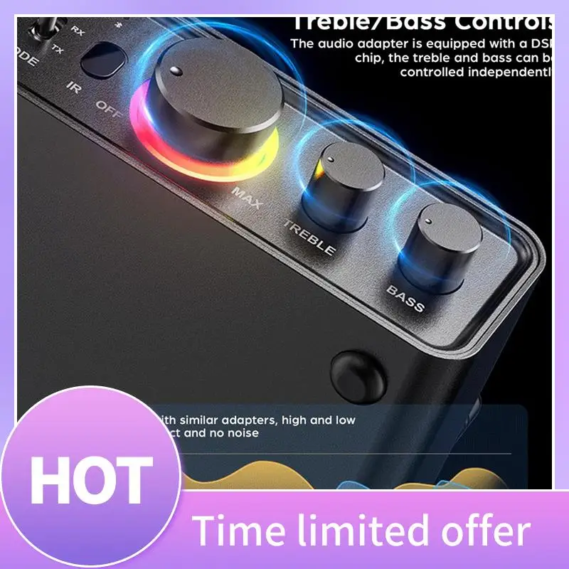 ABFN-Bluetooth 5.3 Transmitter Receiver 2-In-1 Wireless Audio Adapter For TV/PC/Headphone/KTV/Home Stereo Durable
ABFN-Bluetooth 5.3 Transmitter Receiver 2-In-1 Wireless Audio Adapter For TV/PC/Headphone/KTV/Home Stereo Durable