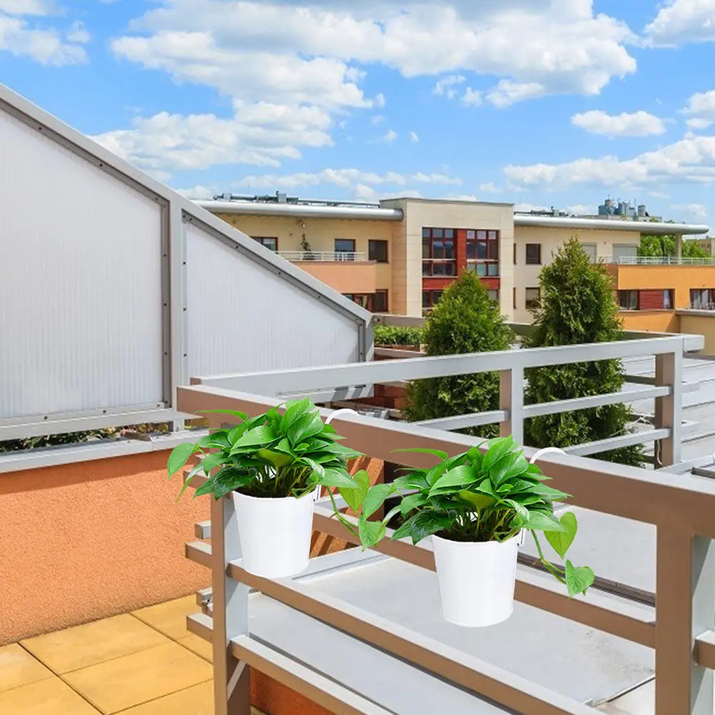 Набор из 3 подвесных кашпо-ведер для цветов, железные кашпо для балкона с дренажными отверстиями, декор для дома и сада
Набор из 3 подвесных кашпо-ведер для цветов, железные кашпо для балкона с дренажными отверстиями, декор для дома и сада