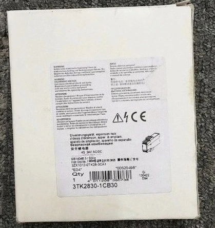 Brand New 3TK2830-1CB30 Brand New safety relay 3TK2830 1CB30 1PCS Fast delivery
Brand New 3TK2830-1CB30 Brand New safety relay 3TK2830 1CB30 1PCS Fast delivery