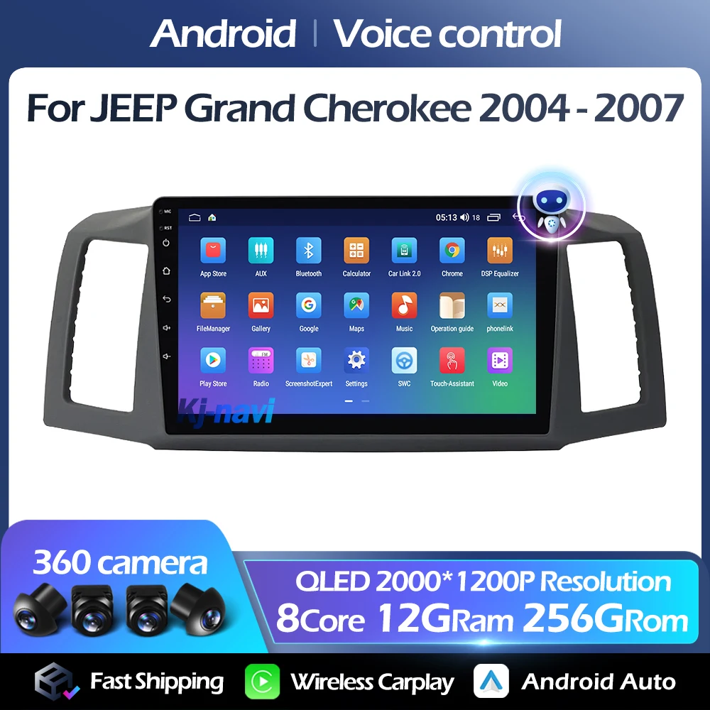 Android 14 для JEEP Grand Cherokee 2004-2007 LHD мультимедийный плеер FM Carplay Авто 4G GPS 5GWIFI Голосовое управление DSP RDS
Android 14 для JEEP Grand Cherokee 2004-2007 LHD мультимедийный плеер FM Carplay Авто 4G GPS 5GWIFI Голосовое управление DSP RDS