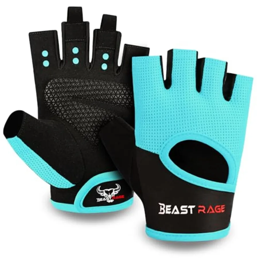 Workout Gloves for Men and Women - Fingerless Gym Gloves with Palm Protection, Breathable and Lightweight for Weightlifting, Cy
Workout Gloves for Men and Women - Fingerless Gym Gloves with Palm Protection, Breathable and Lightweight for Weightlifting, Cy