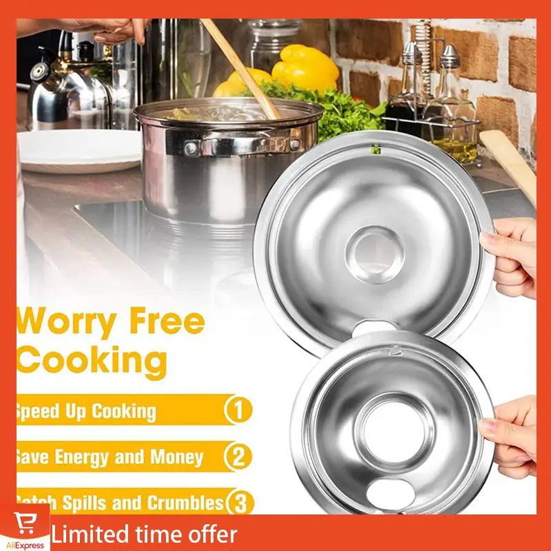 Fresh 8X Drip Pan Kit,Universal Chrome Burner Drip Bowls Replacement For Whirlpool Kitchen Aid Range W10278125 W10196405
Fresh 8X Drip Pan Kit,Universal Chrome Burner Drip Bowls Replacement For Whirlpool Kitchen Aid Range W10278125 W10196405