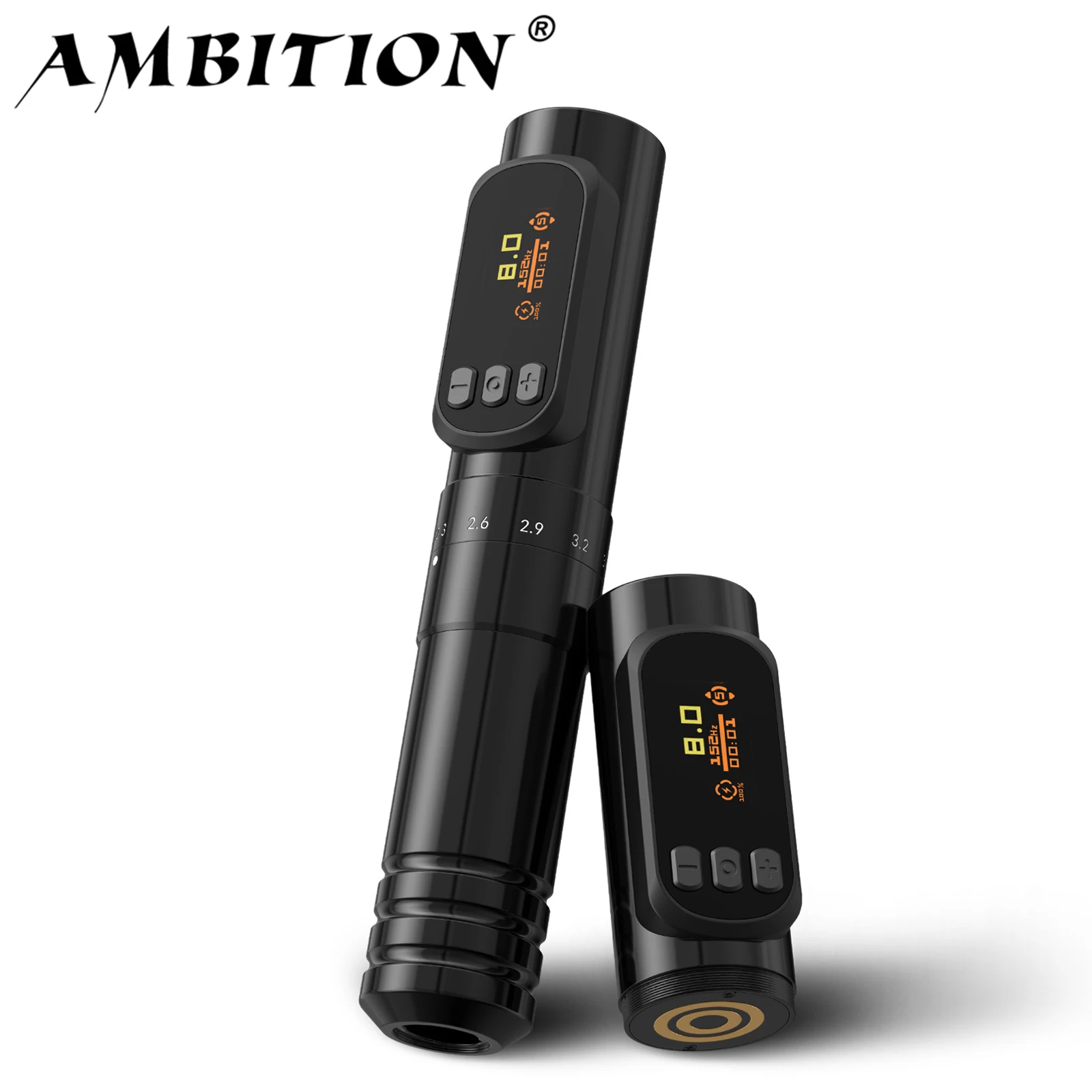 Ambition Permanent Makeup V1 mini Adjustable 2.0-3.5mm Stroke Wireless Tattoo Machine Pen for Tattoo Profession Equipment Supply
Ambition Permanent Makeup V1 mini Adjustable 2.0-3.5mm Stroke Wireless Tattoo Machine Pen for Tattoo Profession Equipment Supply