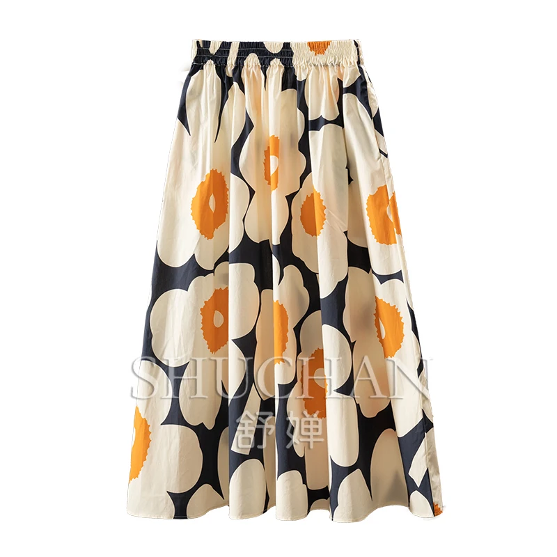2025 Finland Sunflower 2 meters + large skirt elastic high waist 100% cotton A-shaped skirt women's 4W10
2025 Finland Sunflower 2 meters + large skirt elastic high waist 100% cotton A-shaped skirt women's 4W10