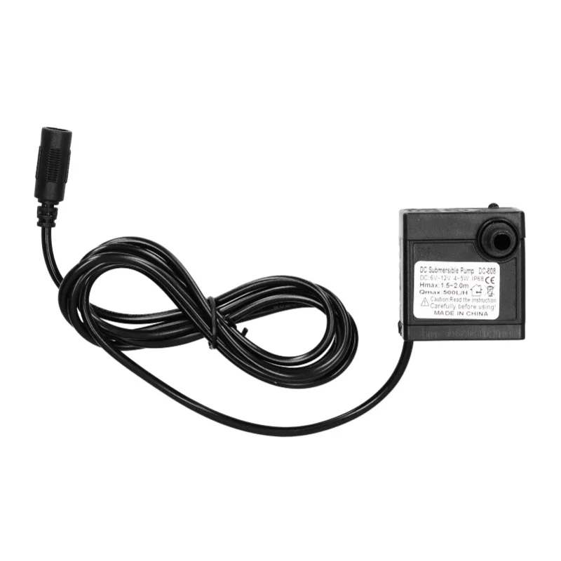 Water Pump Brushless Low Noise Submersible Pump Circulation Device 1.2 Meter Lift 500L/H 12V 5W
Water Pump Brushless Low Noise Submersible Pump Circulation Device 1.2 Meter Lift 500L/H 12V 5W