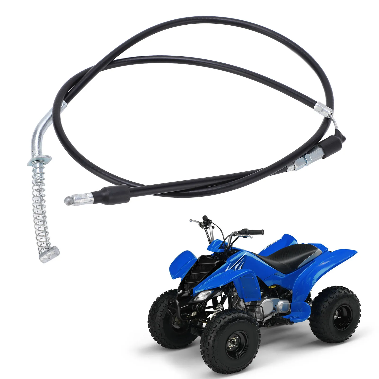 50.5in Front Drum Brake Cable Set Stainless Steel Replacement for YFA1 Breeze YFM250 Moto‑4 Front Brake Cable Front Brake Wire
50.5in Front Drum Brake Cable Set Stainless Steel Replacement for YFA1 Breeze YFM250 Moto‑4 Front Brake Cable Front Brake Wire
