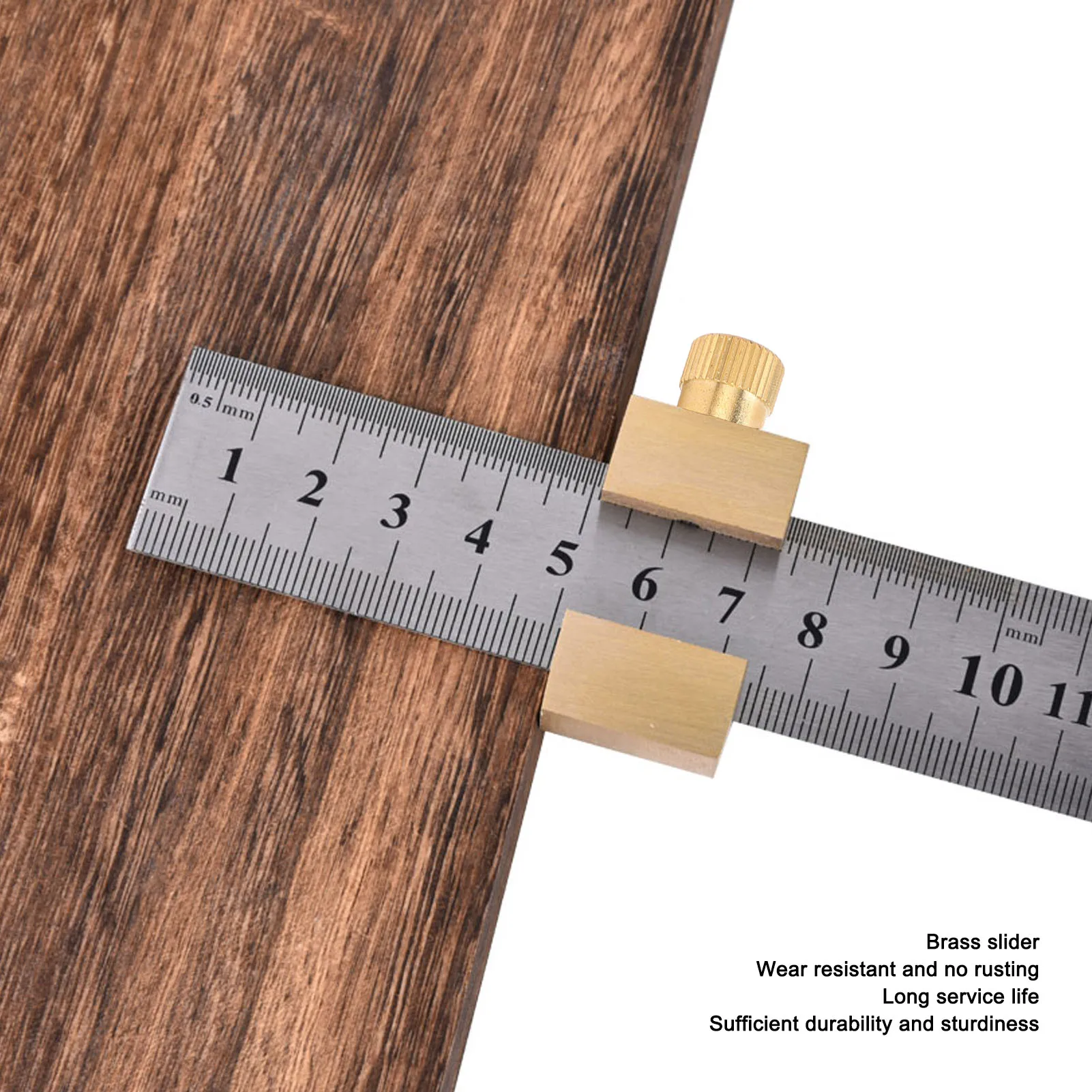 ZK20 2Pcs Scribe Ruler Positioning Limit Block Brass Wear Resistance Ruler Stops Fence Scribe Locator
ZK20 2Pcs Scribe Ruler Positioning Limit Block Brass Wear Resistance Ruler Stops Fence Scribe Locator