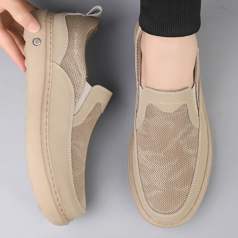 Новые летние дышащие повседневные лоферы с сетчатыми вставками, удобные, нескользящие, премиум-класса, для улицы и ежедневных поездок
Новые летние дышащие повседневные лоферы с сетчатыми вставками, удобные, нескользящие, премиум-класса, для улицы и ежедневных поездок