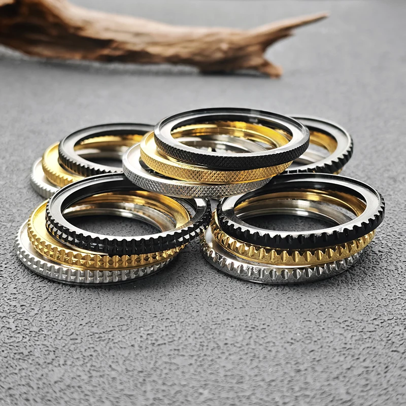 Steel Rotating Bezel 41MM Gold Black Silver Unidirectional Rotating Fits SKX007 SKX009 SRPD Watch Case Watch Outer Bezel
Steel Rotating Bezel 41MM Gold Black Silver Unidirectional Rotating Fits SKX007 SKX009 SRPD Watch Case Watch Outer Bezel