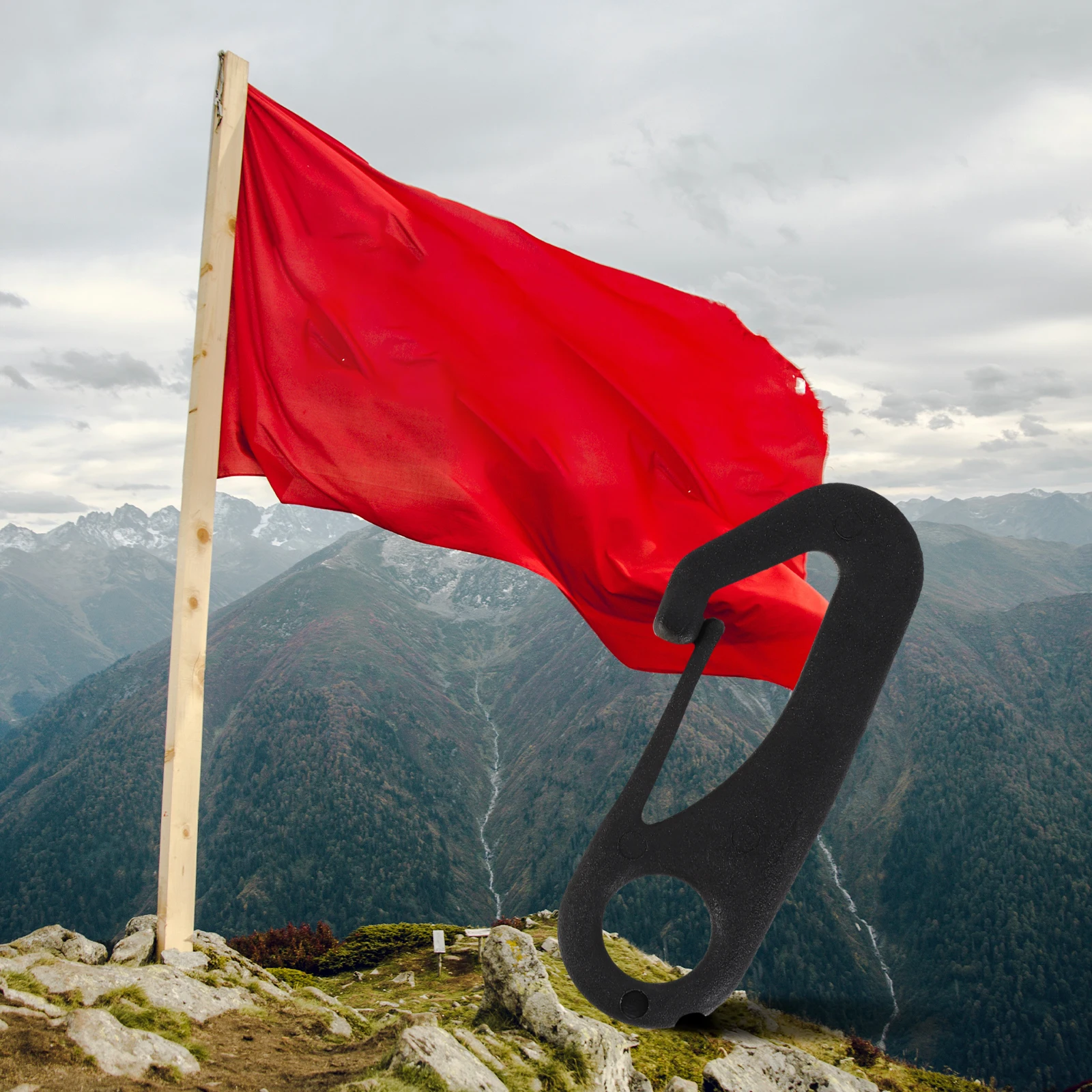 50pcs Tent Hooks Flagpole Snap Hooks Durable Plastic Clips For Outdoor Camping Flag Attachment Flagpole Fastener Accessories 
50pcs Tent Hooks Flagpole Snap Hooks Durable Plastic Clips For Outdoor Camping Flag Attachment Flagpole Fastener Accessories