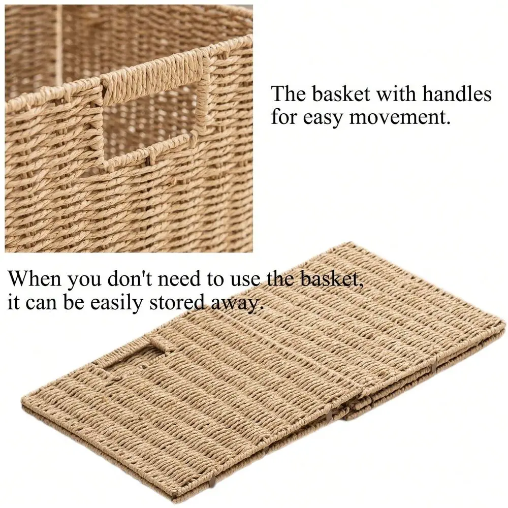 Square Rattan Storage Basket, Bohemian Style Gourd Woven Storage Basket With BuiltIn Handle, Handwoven Storage Basket. Suitable
Square Rattan Storage Basket, Bohemian Style Gourd Woven Storage Basket With BuiltIn Handle, Handwoven Storage Basket. Suitable