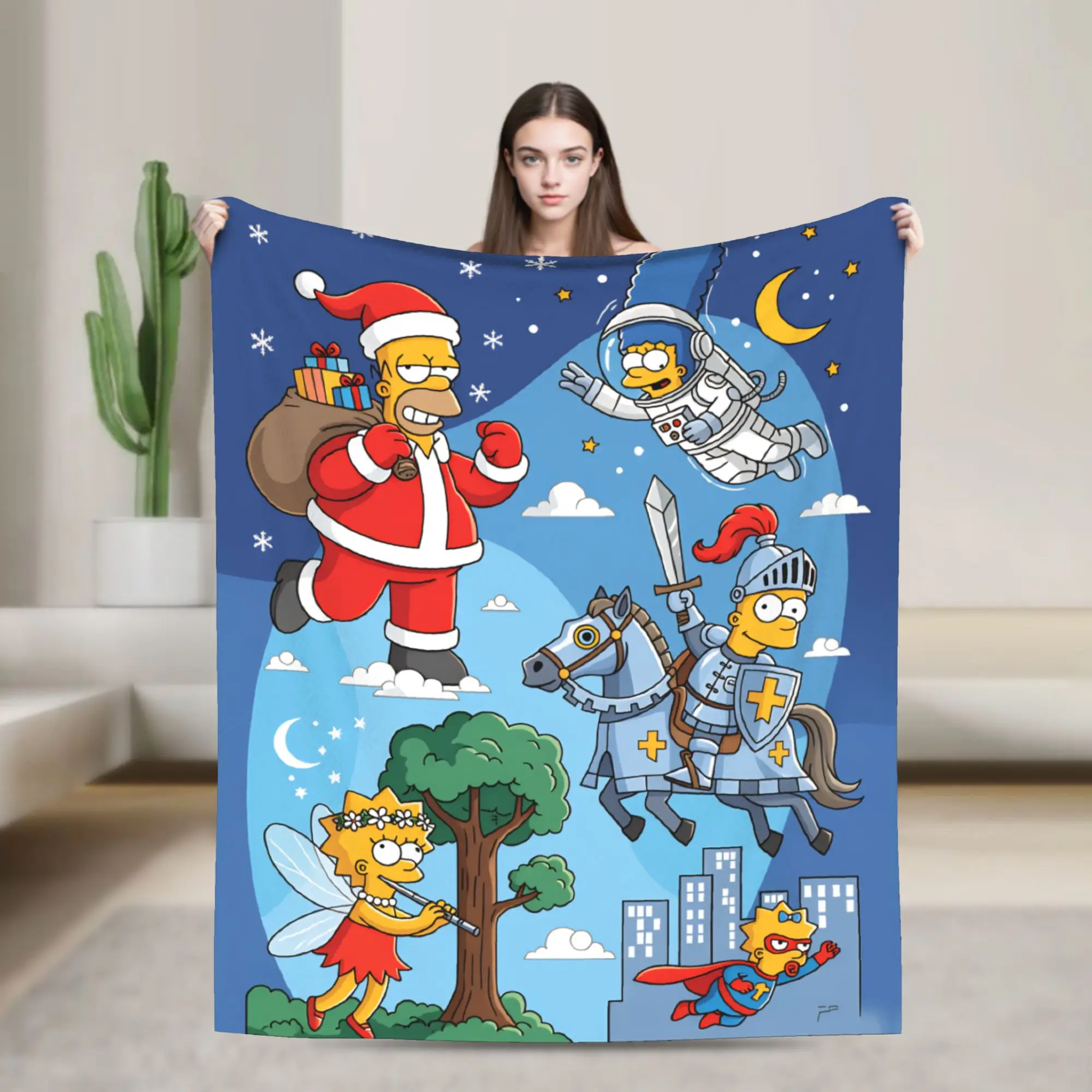 Super Warm Blankets Airplane Travel Fantasy & Holiday Art Throw Blanket The S-Simpsons Flannel Bedspread For Sofa Bed Cover
Super Warm Blankets Airplane Travel Fantasy & Holiday Art Throw Blanket The S-Simpsons Flannel Bedspread For Sofa Bed Cover