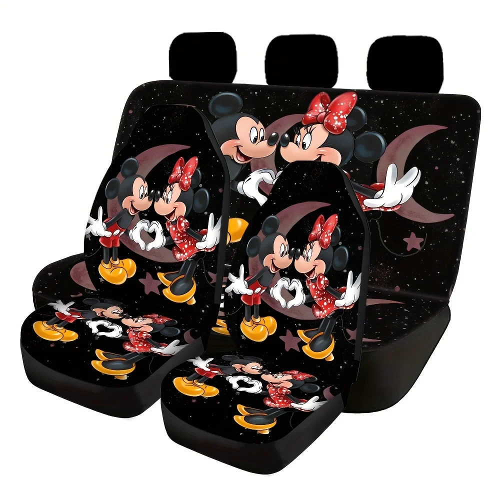 7 шт. Комплект чехлов для автомобильного сиденья Fan Moon Minnie и Mickey с принтом, 2 передних сиденья, 1 подушка заднего сиденья, 1 подушка заднего сиденья, 3 шляпы
7 шт. Комплект чехлов для автомобильного сиденья Fan Moon Minnie и Mickey с принтом, 2 передних сиденья, 1 подушка заднего сиденья, 1 подушка заднего сиденья, 3 шляпы