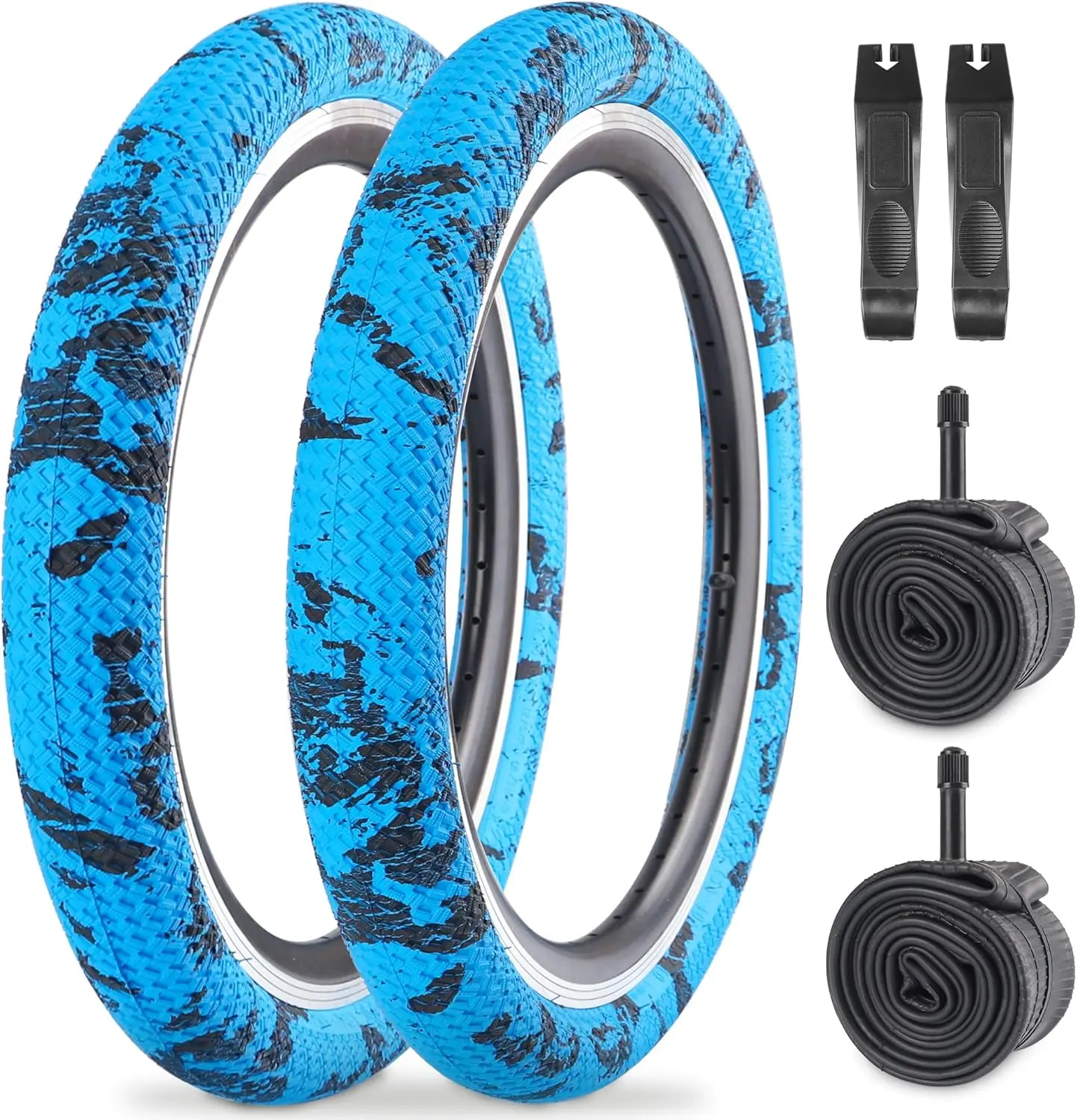 ZUKKA 2 Pack Bike Tires 20 Inch Tires 20 x 2.1 Folding Bead Replacement Tyre with 2 Pack 20 Inch Inner Tubes for Bicycles, MTB
ZUKKA 2 Pack Bike Tires 20 Inch Tires 20 x 2.1 Folding Bead Replacement Tyre with 2 Pack 20 Inch Inner Tubes for Bicycles, MTB