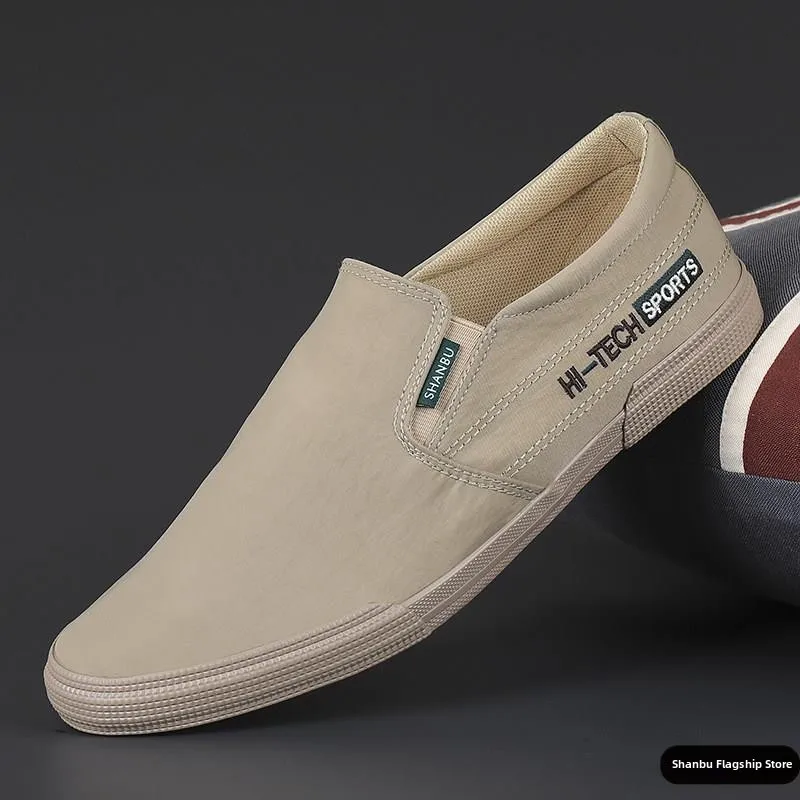 Men's Spring 2026 New Style Breathable Slip-On Anti-Odor Canvas Shoes Casual Low-Top Plain Color Rubber Bottom round Toe
Men's Spring 2026 New Style Breathable Slip-On Anti-Odor Canvas Shoes Casual Low-Top Plain Color Rubber Bottom round Toe
