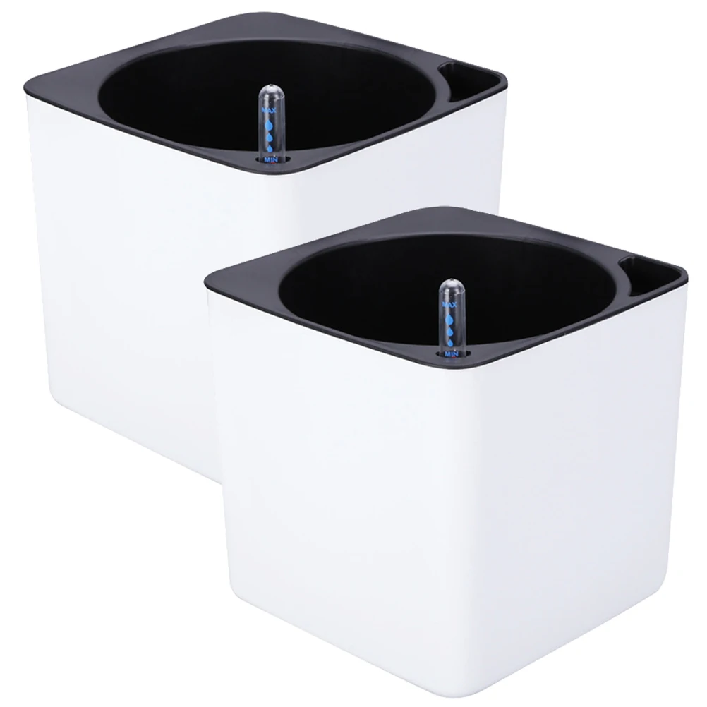 Automatic Water Absorbent Flower Pot Self Watering Desktop Plants Holder Lazy Ceramic Square Layers Planter Storage Plastic
Automatic Water Absorbent Flower Pot Self Watering Desktop Plants Holder Lazy Ceramic Square Layers Planter Storage Plastic