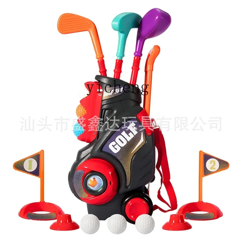 Tqh Children's Trolley Box Backpack Golf Toy Sports Suit Indoor and Outdoor Parent-Child Interaction 
Tqh Children's Trolley Box Backpack Golf Toy Sports Suit Indoor and Outdoor Parent-Child Interaction
