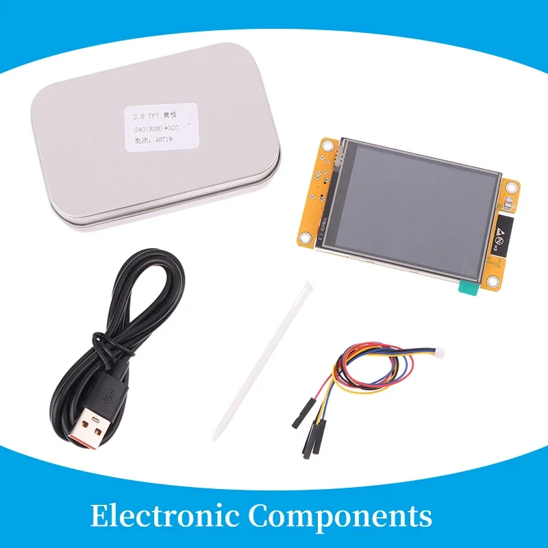 1 шт. ESP32-2432S028R ESP32 дисплей ILI9341 резистивный сенсорный экран TFT ЖК-модуль макетная плата
1 шт. ESP32-2432S028R ESP32 дисплей ILI9341 резистивный сенсорный экран TFT ЖК-модуль макетная плата
