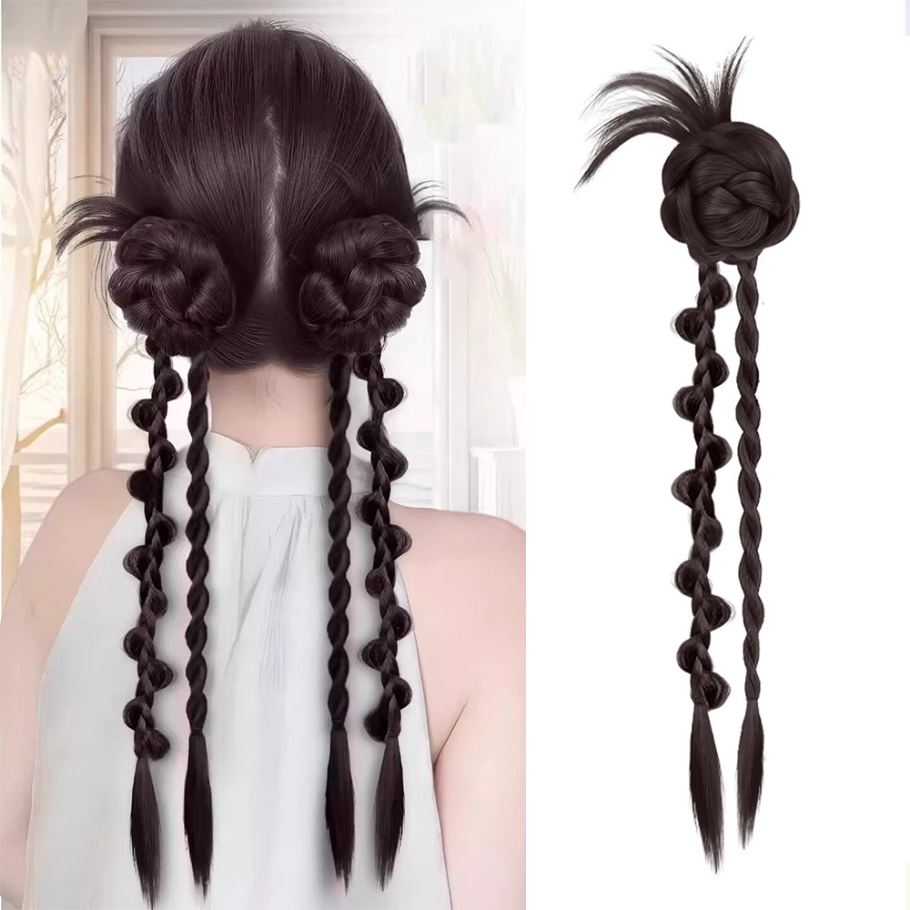 1 Pcs 18 Inch Claw Clip Bud Twist Braid Ponytail Synthetic Hair Heat Resistant Fluffy Hair Accessories for Women
1 Pcs 18 Inch Claw Clip Bud Twist Braid Ponytail Synthetic Hair Heat Resistant Fluffy Hair Accessories for Women