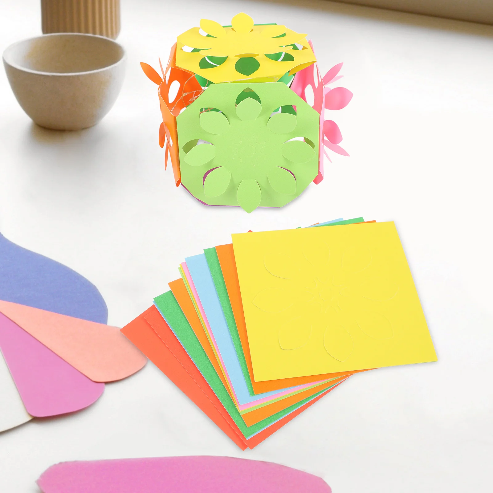 Colorful Paper Set 3D Paper Set Materials Kids Scissors Crafts Activity Book Folding Sheets Easy DIY Kit
Colorful Paper Set 3D Paper Set Materials Kids Scissors Crafts Activity Book Folding Sheets Easy DIY Kit