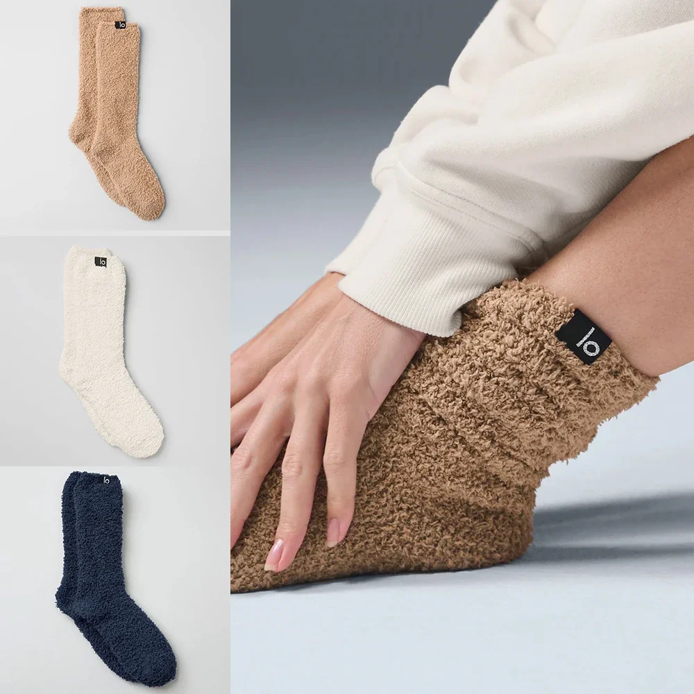 LO Women's Plush Lush Sock Autumn/Winter Yoga Plush Socks Soft and Comfortable Coral Velvet Solid Color Sleep Warm Socks
LO Women's Plush Lush Sock Autumn/Winter Yoga Plush Socks Soft and Comfortable Coral Velvet Solid Color Sleep Warm Socks