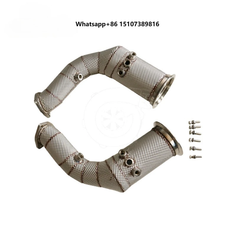 For URUS 4.0 V8 2018 for SQ7 SQ8 RSQ8 21+ with Heat Shield Downpipe
For URUS 4.0 V8 2018 for SQ7 SQ8 RSQ8 21+ with Heat Shield Downpipe