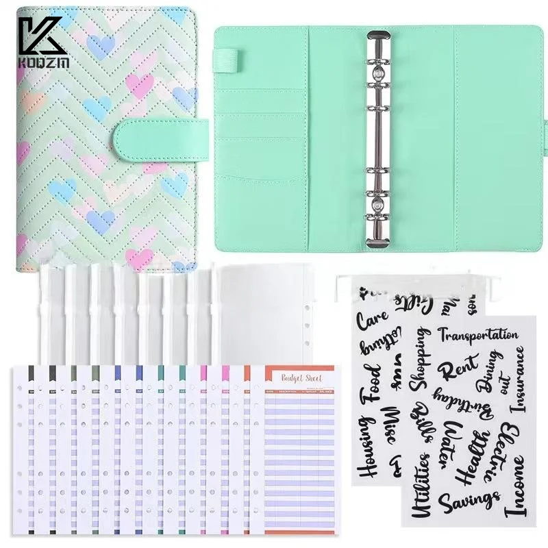 A6 PU Leather Binder 6-ring Notebook, Stylish Design, Personal Notebook Binder Cover, Can Be Used For Cash Budget Storag
A6 PU Leather Binder 6-ring Notebook, Stylish Design, Personal Notebook Binder Cover, Can Be Used For Cash Budget Storag