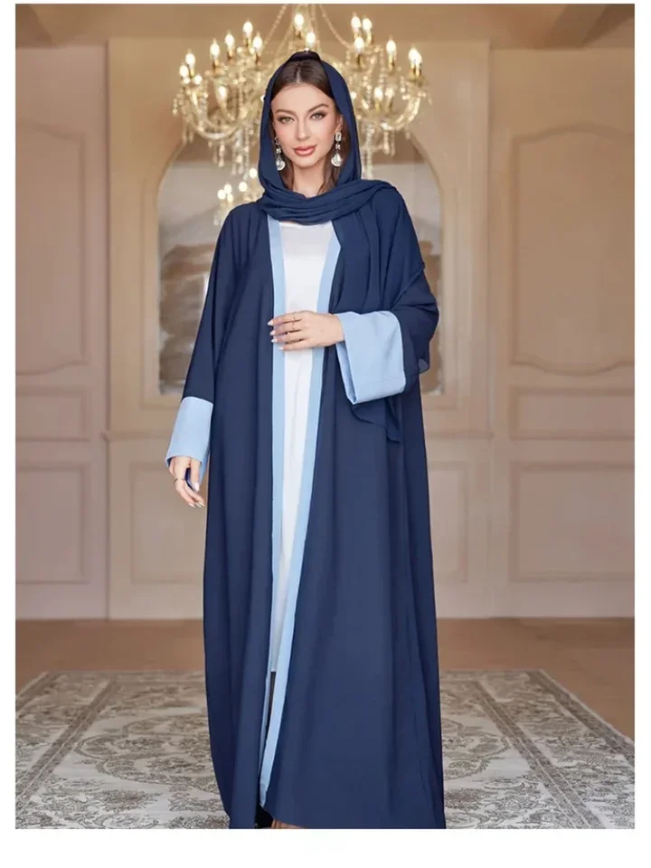 Muslim Abaya for Women with Scarf Eid Long Sleeve Morocco Arab Party Dress Long Robe Vestidos Dubai Abayas Modest Kaftan Dresses
Muslim Abaya for Women with Scarf Eid Long Sleeve Morocco Arab Party Dress Long Robe Vestidos Dubai Abayas Modest Kaftan Dresses